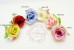 Silk artificial flower, "Rosette-2" (3.5 cm), Pack of 5